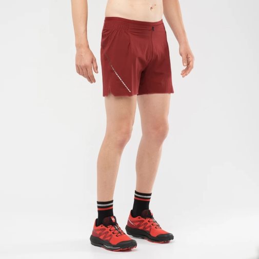 Red Salomon Sense Aero 5'' Men's Shorts | PH 13607K